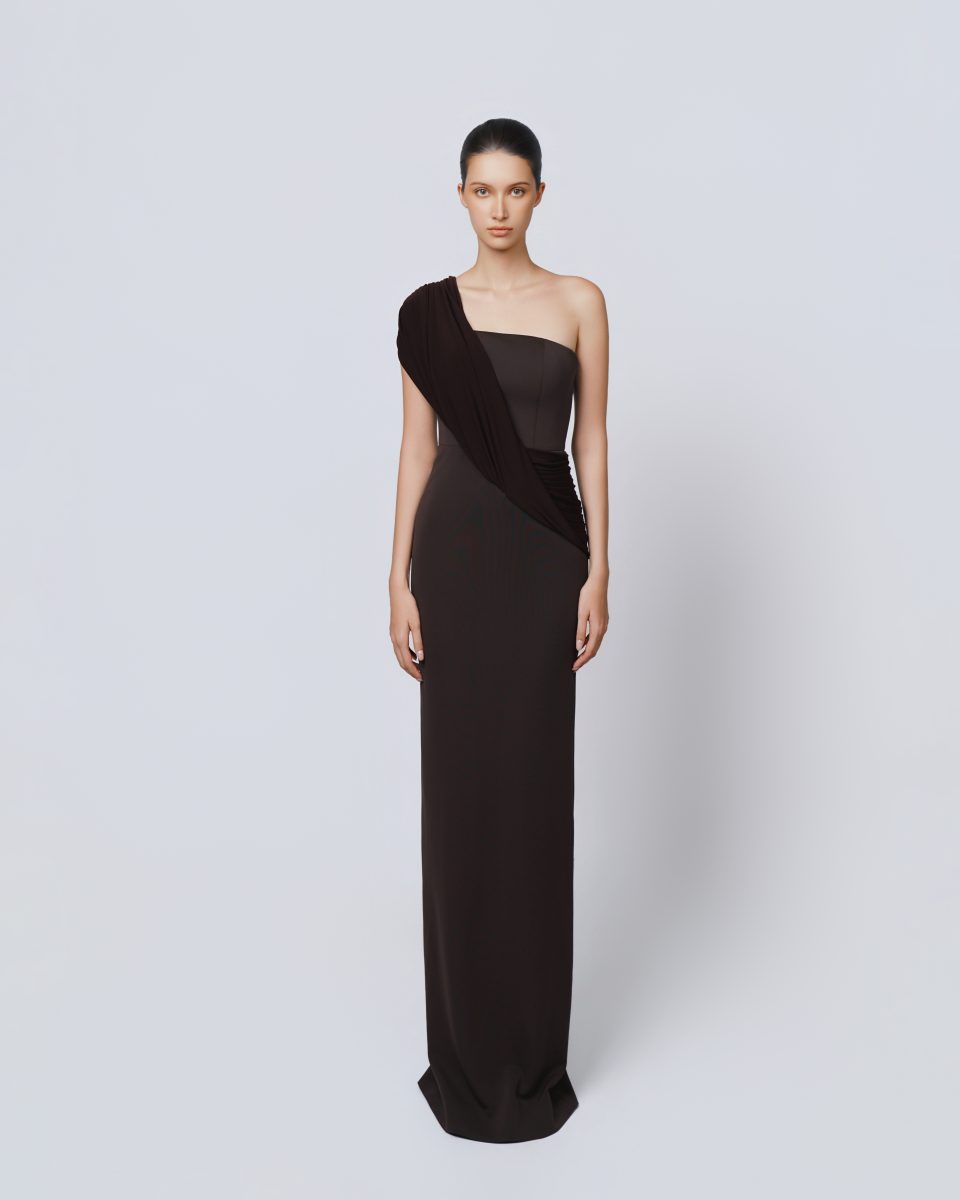 NOCTIS DRAPE DRESS